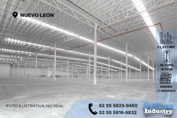 Se renta bodega en 2, Colonia Nuevo León, C.P. 67202