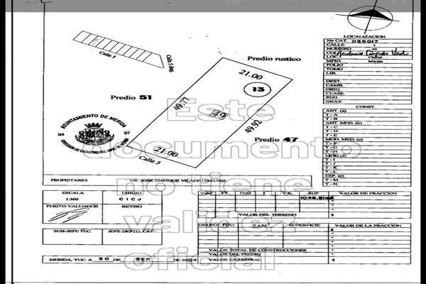 Foto de terreno habitacional en venta en  , cholul, mérida, yucatán, 0 No. 02