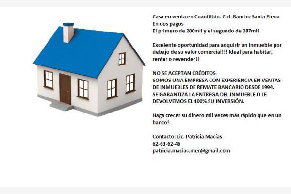 Foto de casa en santa elena 69, rancho santa elena, cuautitlán, méxico, 2779954 foto 02 Foto de casa en venta en santa elena 69, rancho santa elena, cuautitlán, méxico, 2779954 No. 02