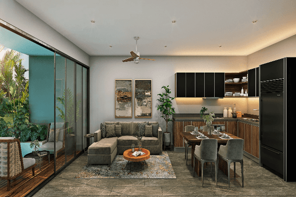 Foto de departamento en aldea zama 21, tulum centro, tulum, quintana roo, 0 foto 05 Foto de departamento en venta en aldea zama 21, tulum centro, tulum, quintana roo, 0 No. 05