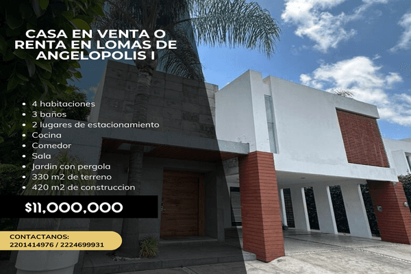 Foto de casa en , angelopolis, puebla, puebla, 30532151 foto 01 Foto de casa en renta en , angelopolis, puebla, puebla, 30532151 No. 01