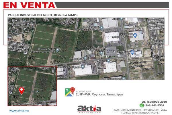 Foto de terreno industrial en avenida industrial rio san juan , parque industrial del norte, reynosa, tamaulipas, 25017344 foto 01 Foto de terreno industrial en venta en avenida industrial rio san juan , parque industrial del norte, reynosa, tamaulipas, 25017344 No. 01
