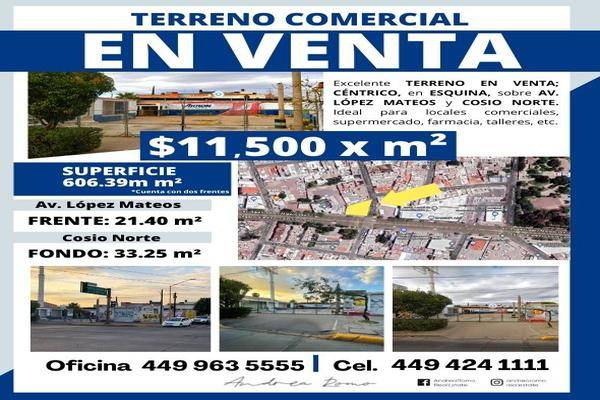 Foto de terreno comercial en avenida lópez mateos oriente 614, zona centro, aguascalientes, aguascalientes, 24813756 foto 02 Foto de terreno comercial en venta en avenida lópez mateos oriente 614, zona centro, aguascalientes, aguascalientes, 24813756 No. 02
