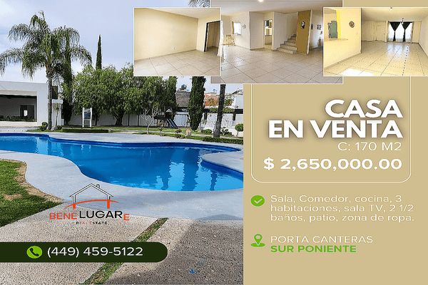 Foto de casa en boulevard juan pablo ii , porta canteras, aguascalientes, aguascalientes, 28873418 foto 01 Foto de casa en venta en boulevard juan pablo ii , porta canteras, aguascalientes, aguascalientes, 28873418 No. 01