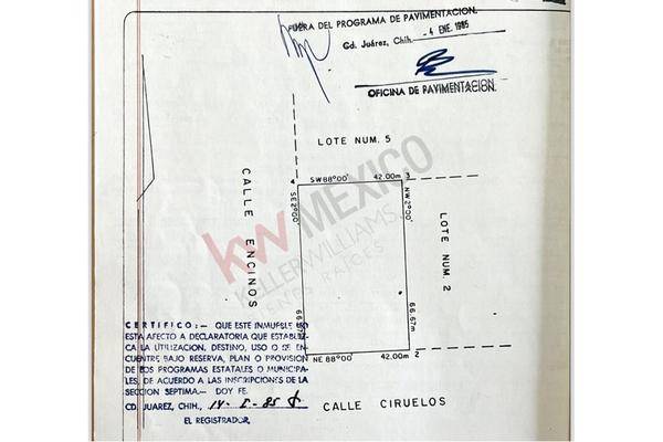 Foto de terreno habitacional en calle encinos esquina con calle ciruelos , granjas santa elena, juárez, chihuahua, 0 foto 01 Foto de terreno habitacional en venta en calle encinos esquina con calle ciruelos , granjas santa elena, juárez, chihuahua, 0 No. 01