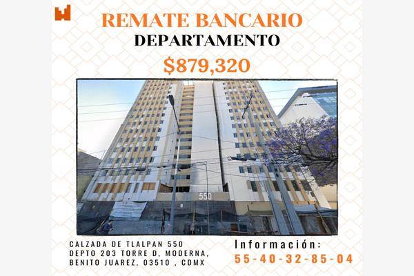 Foto de departamento en calzada de tlalpan 550, moderna, benito juárez, df / cdmx, 28153381 foto 01 Foto de departamento en venta en calzada de tlalpan 550, moderna, benito juárez, df / cdmx, 28153381 No. 01