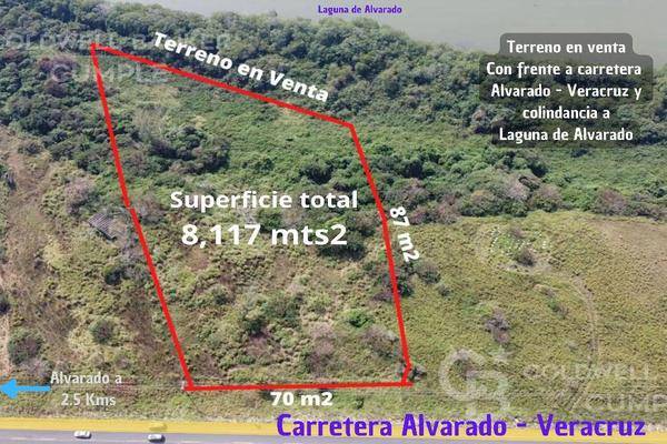 Foto de terreno habitacional en carretera costera veracruz-coatzacoalcos kilometro 44.5, moral y mosquitero, alvarado, veracruz de ignacio de la llave, 26016833 foto 01 Foto de terreno habitacional en venta en carretera costera veracruz-coatzacoalcos kilometro 44.5, moral y mosquitero, alvarado, veracruz de ignacio de la llave, 26016833 No. 01