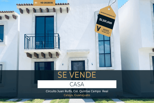 Foto de casa en circuito juan rulfo , quintas campo real, celaya, guanajuato, 0 foto 01 Foto de casa en venta en circuito juan rulfo , quintas campo real, celaya, guanajuato, 0 No. 01