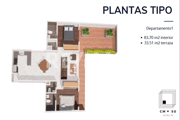 Foto de departamento en circuito médicos , ciudad satélite, naucalpan de juárez, méxico, 0 foto 04 Foto de departamento en venta en circuito médicos , ciudad satélite, naucalpan de juárez, méxico, 0 No. 04