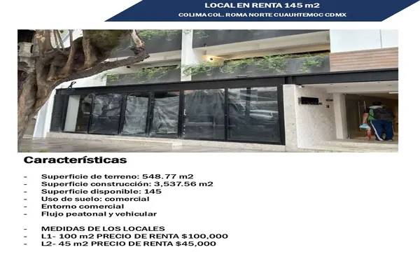 Foto de local en colima 340, roma norte, cuauhtémoc, df / cdmx, 0 foto 02 Foto de local en renta en colima 340, roma norte, cuauhtémoc, df / cdmx, 0 No. 02