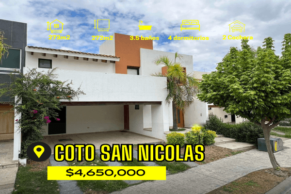 Foto de casa en coto san nicolas 314, san nicolás, aguascalientes, aguascalientes, 26273395 foto 01 Foto de casa en venta en coto san nicolas 314, san nicolás, aguascalientes, aguascalientes, 26273395 No. 01