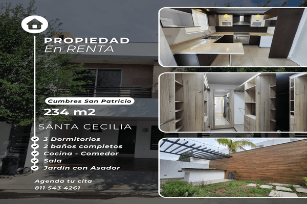 Foto de casa en cumbres de san patricio , cumbres san patricio, garcía, nuevo león, 28394784 foto 01 Foto de casa en renta en cumbres de san patricio , cumbres san patricio, garcía, nuevo león, 28394784 No. 01