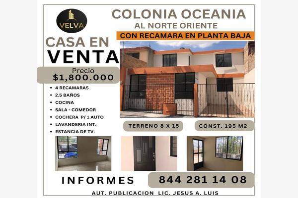 Foto de casa en islas carolinas 456, oceanía, saltillo, coahuila de zaragoza, 0 foto 01 Foto de casa en venta en islas carolinas 456, oceanía, saltillo, coahuila de zaragoza, 0 No. 01