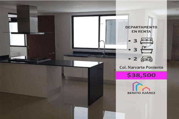 Foto de departamento en , narvarte poniente, benito juárez, df / cdmx, 0 foto 01 Foto de departamento en renta en , narvarte poniente, benito juárez, df / cdmx, 0 No. 01