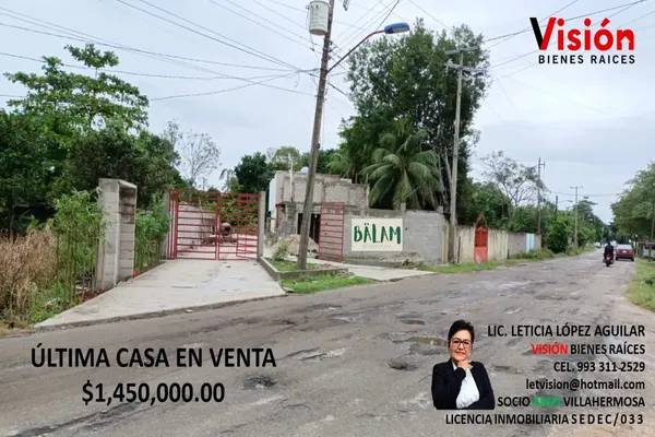 Foto de casa en residencial balam , boquerón 4a sección (laguna nueva), centro, tabasco, 0 foto 01 Foto de casa en venta en residencial balam , boquerón 4a sección (laguna nueva), centro, tabasco, 0 No. 01