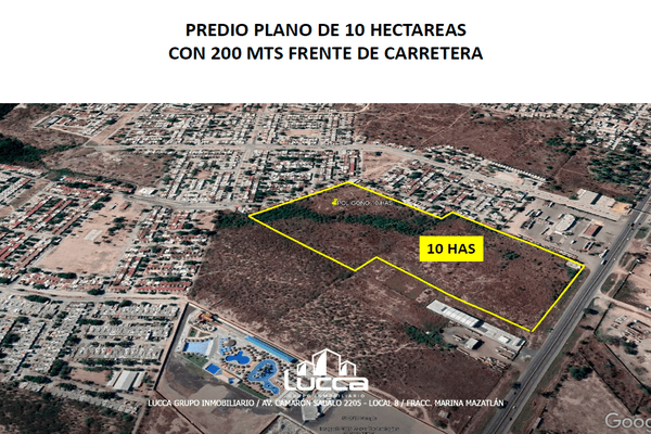 Foto de terreno habitacional en terreno 10 hectareas sobre carretera aeropuerto , santa fe, mazatlán, sinaloa, 16162112 foto 01 Foto de terreno habitacional en venta en terreno 10 hectareas sobre carretera aeropuerto , santa fe, mazatlán, sinaloa, 16162112 No. 01