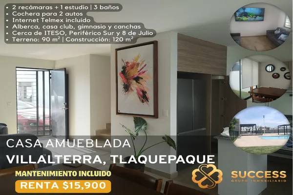Foto de casa en villaterra |, los olivos de tlaquepaque, san pedro tlaquepaque, jalisco, 30255171 foto 01 Foto de casa en renta en villaterra |, los olivos de tlaquepaque, san pedro tlaquepaque, jalisco, 30255171 No. 01