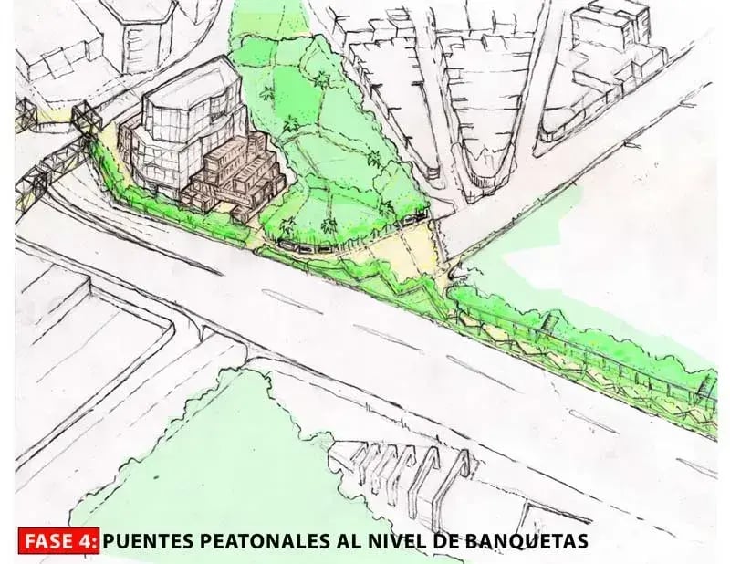 Paso peatonal Dr Gálvez-CU